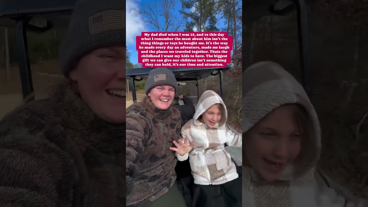 The greatest gift we can give our children isn’t something they can hold, it’s our time and