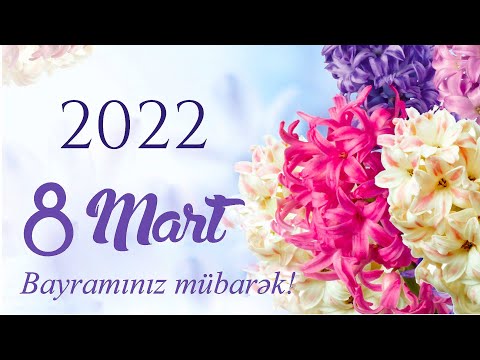 8 Mart Təbriki 2022 (Status ucun)