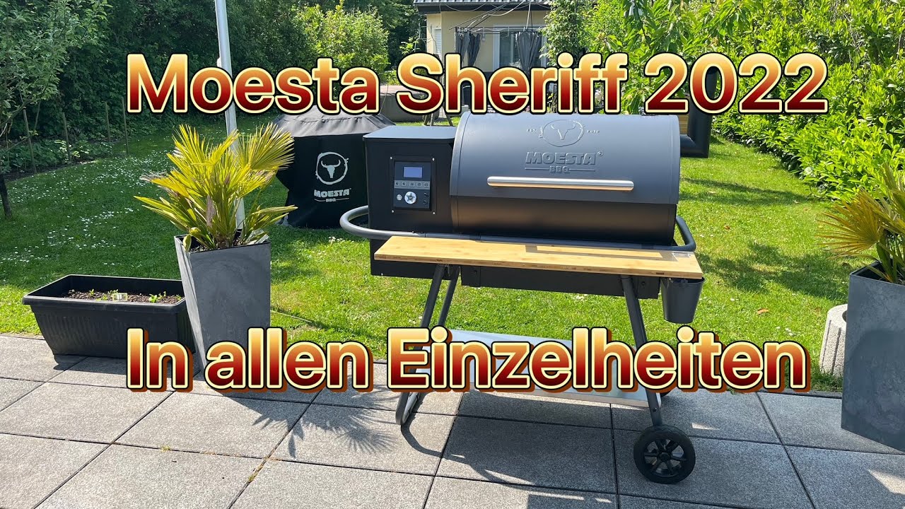 Pelletsmoker Moesta Sheriff 2022-Unboxing und Test