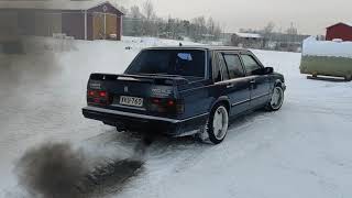 Volvo 760 D24+hx35 straight pipe sound