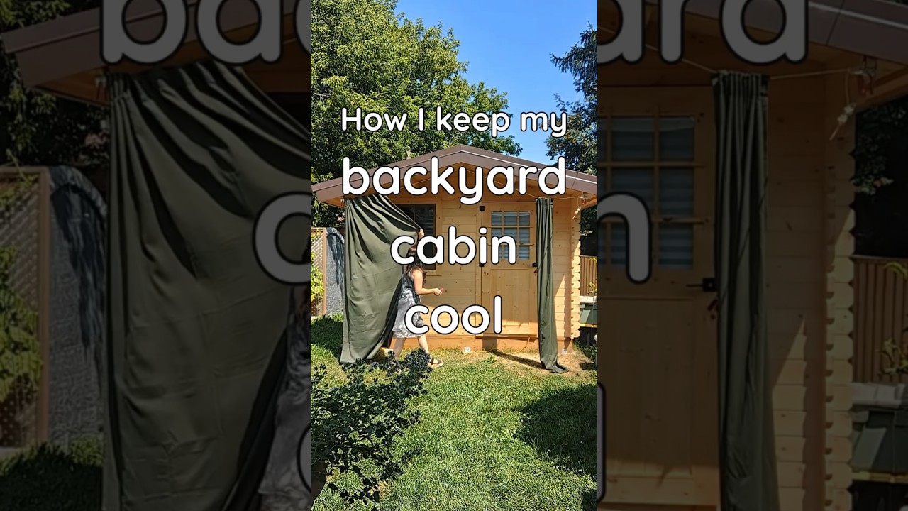 How to keep a log cabin cool | Thrift ideas 