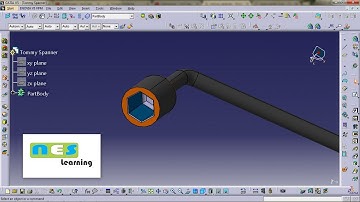 CATIA V5/V6 Tutorial | Industrial Tommy Spanner