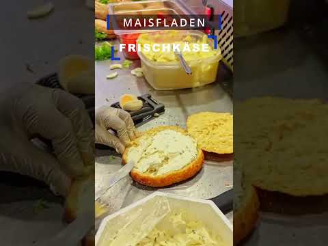 Maisfladen mit Frischkäse