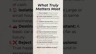 What truly matters most #psychology #awareness #humanbehavior #psycholgyfacts #mindset