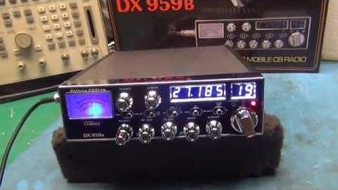 Galaxy DX-959B Tune-up Report