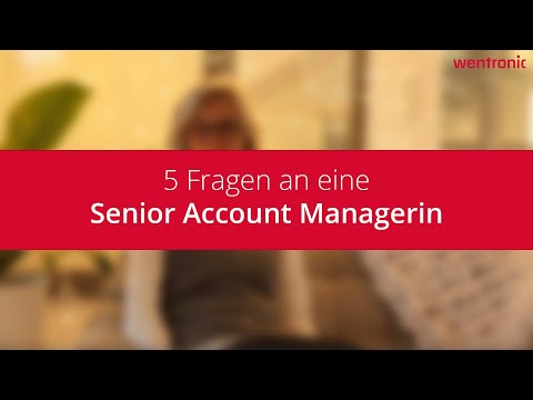 5 Fragen an eine Senior Account Managerin | Wentronic | Jobinterview