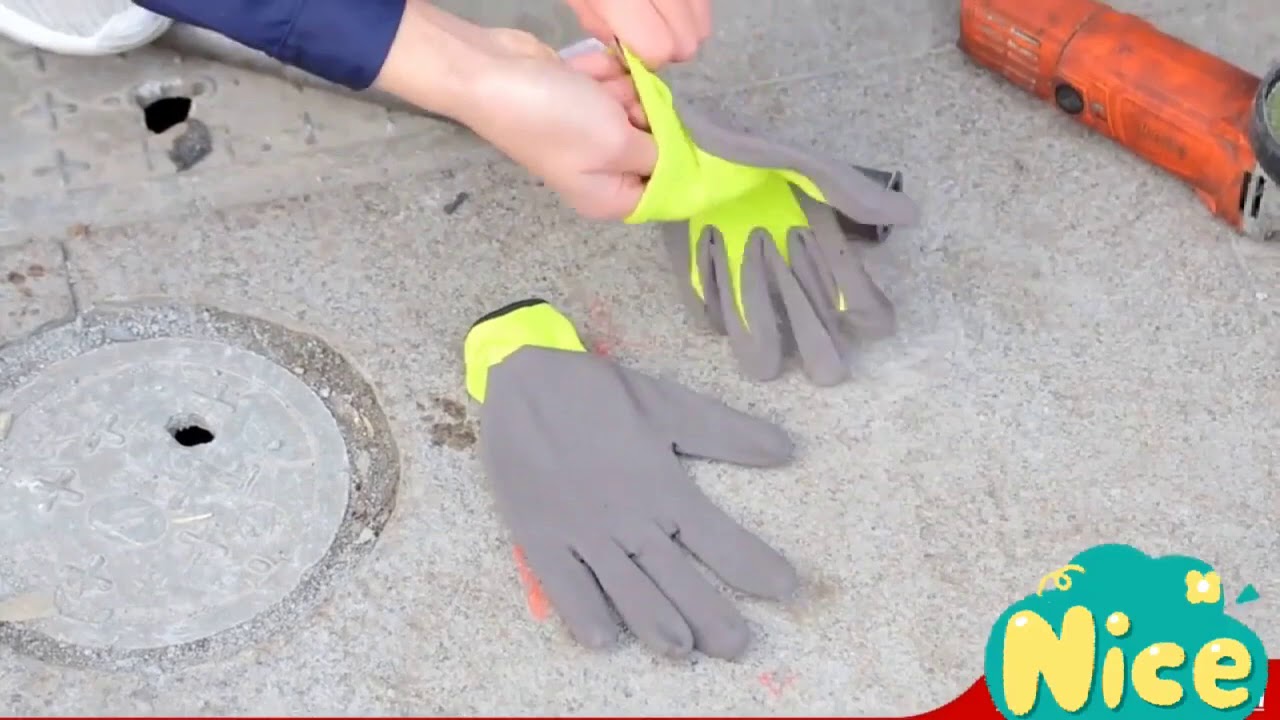 Nitrile coated gloves video YouTube