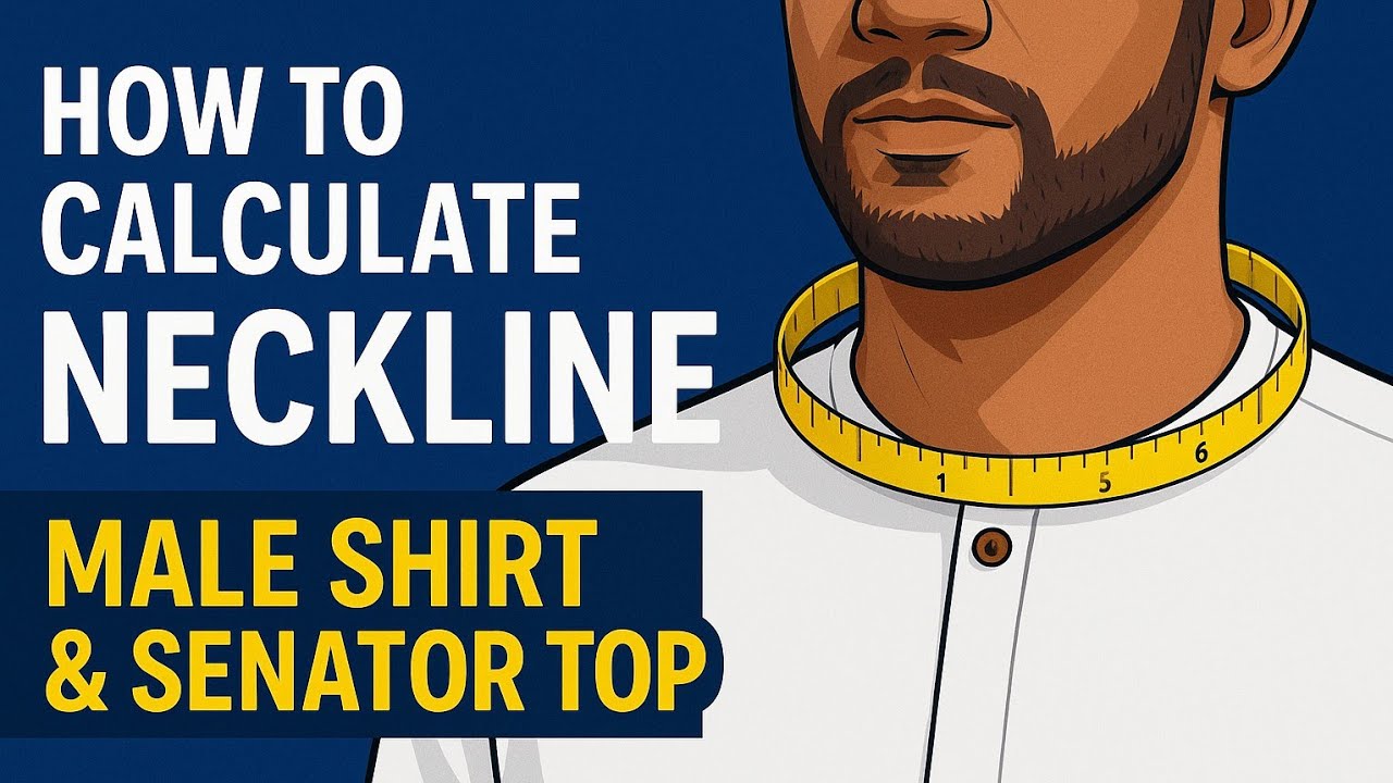 15 Inch Neck Example Neckline Secrets: How to Measure Round Neck vs Collar Neck #neckline # ...