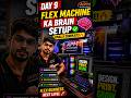 Day 9 🧠 Flex Machine Ka Brain Setup Finally Complete! 🔥 #shorts #AkashsADLife #flexmachine #viral
