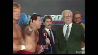 1987 02 07 Barry Windhamric Flair Brawl Nwa Pro End Of Show