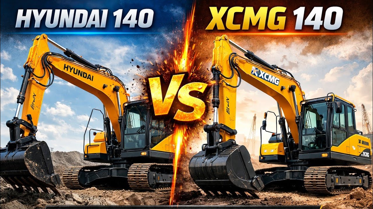 Shocking Differences: Hyundai 140 LC-9 Vs Xcmg 140 i Excavator