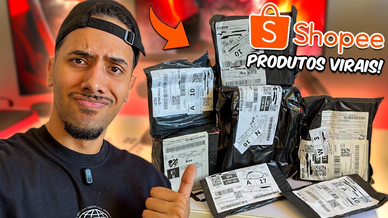 Decidi Testar os ELETRÔNICOS VIRAIS da Shopee e ME SURPREENDI!