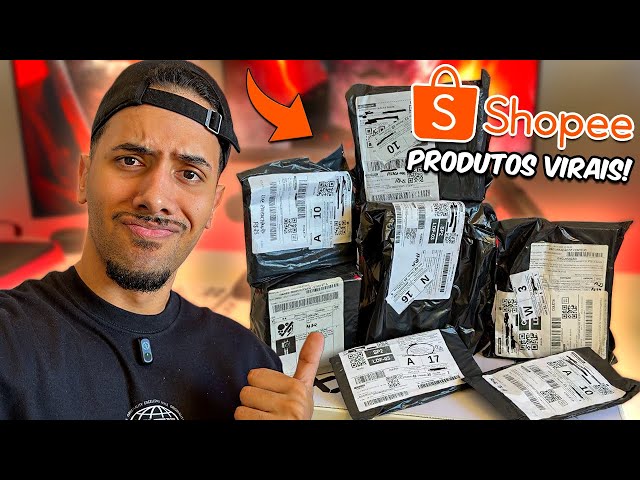 Decidi Testar os ELETRÔNICOS VIRAIS da Shopee e ME SURPREENDI!