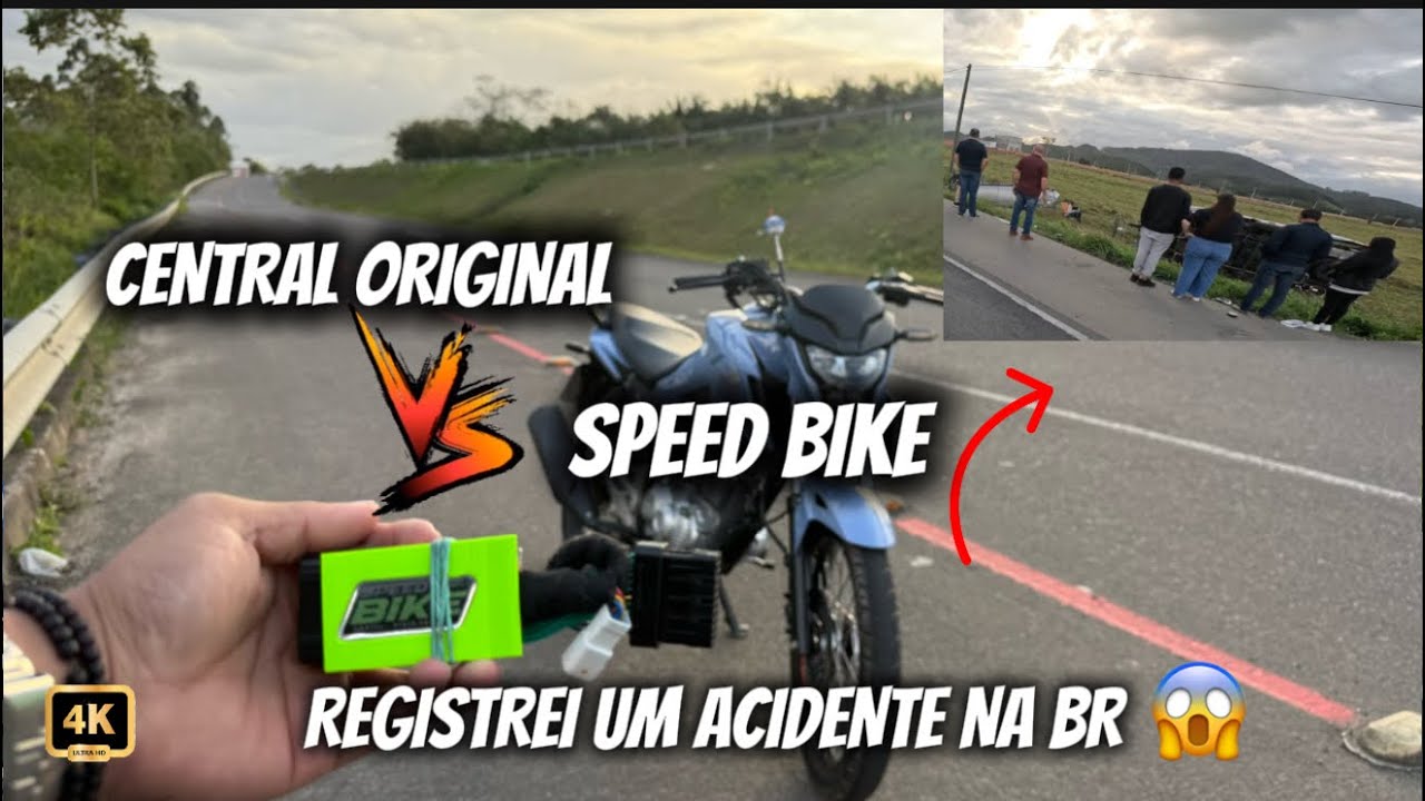 TESTE CENTRAL ORIGINAL VS SPEED BIKE | TOP SPEED🟢🚀 #speedbike #motos #topspeed 