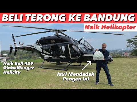 BELIIN ISTRI TERONG NAIK HELIKOPTER VIP