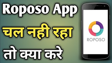 Roposo App Nahi Chal Raha Hai | Roposo App Not Opening | Roposo App Not Working How To Fix