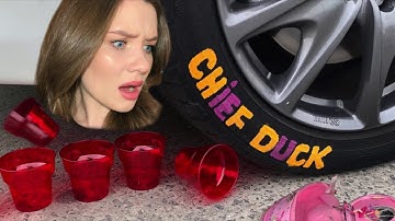 CRUSHING CRUNCHY & Soft Things by CAR! Oddly Satisfying videos, ASMR COMPILATION, - Squishy, Food