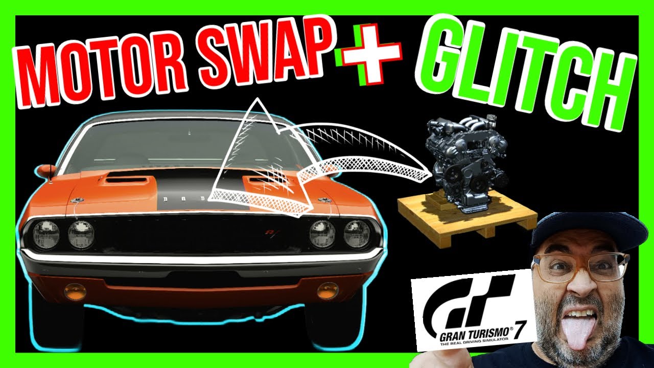 🔥 MOTOR SWAP + GLITCH. Dodge Challenger '70. Gran Turismo 7 (TRUCOS GT7