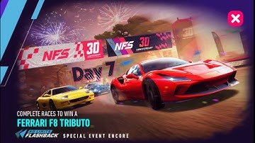 NFS No Limits | Ferrari F8 Tributo NFS 30th Anniversary | Day 7 No Limits | 390 Gold Spent | NFSNL