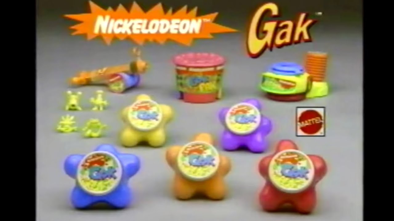 Video thumbnail — 1992 Nickelodeon Gak Commercial