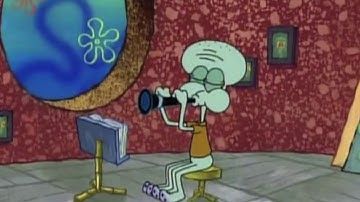 We are number one but its on squidwards clarinet