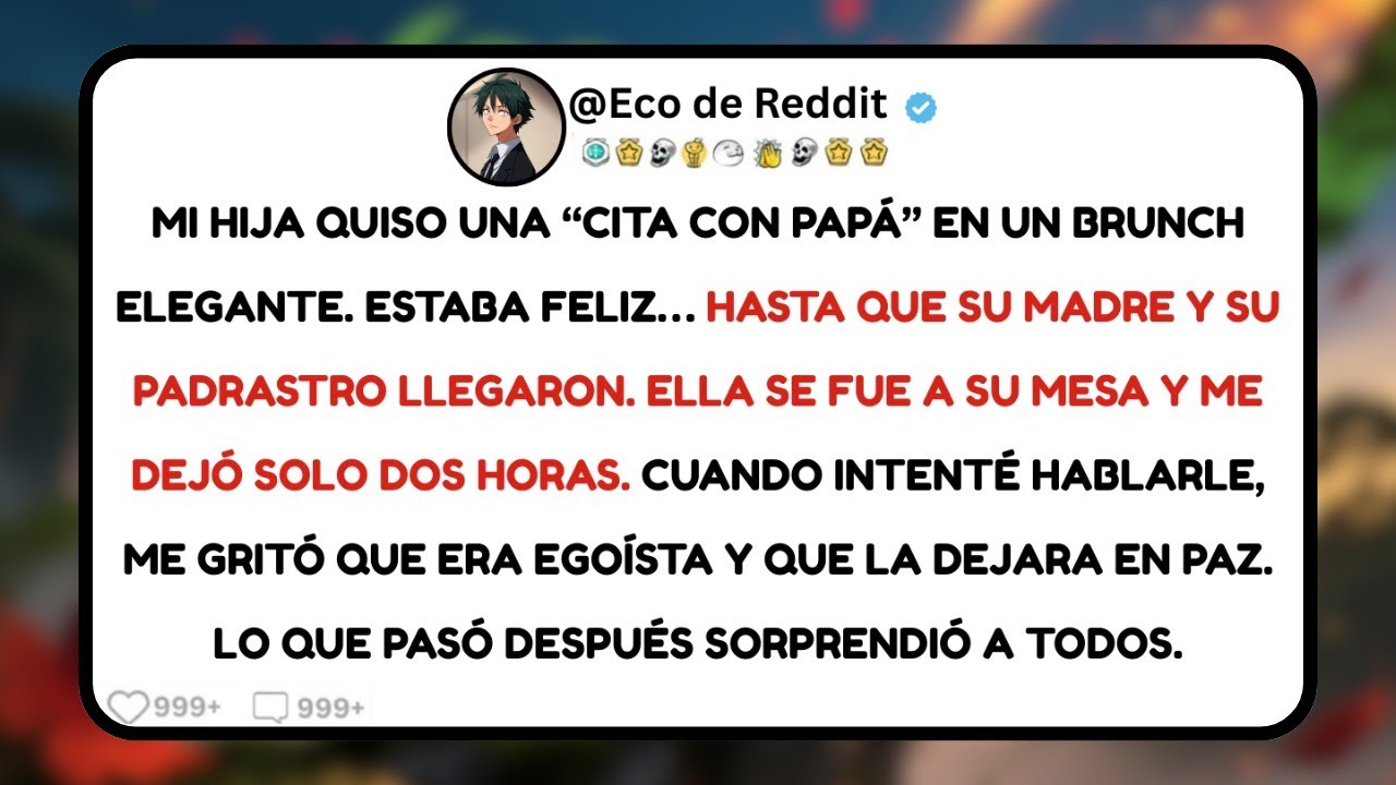 Mi hija me invitó a un “día con papá”… pero me dejó solo cuando su madre llegó