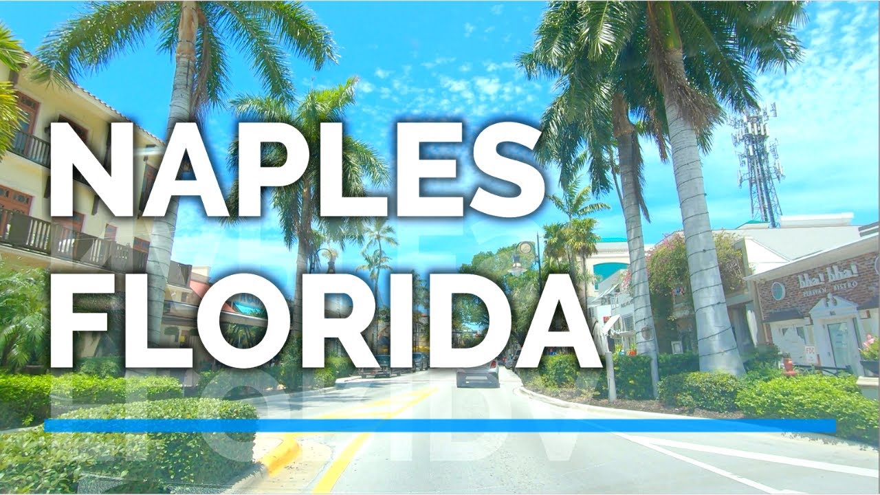 Amazing Drive In Downtown Naples Florida around 5th Ave S 🚗 YouTube