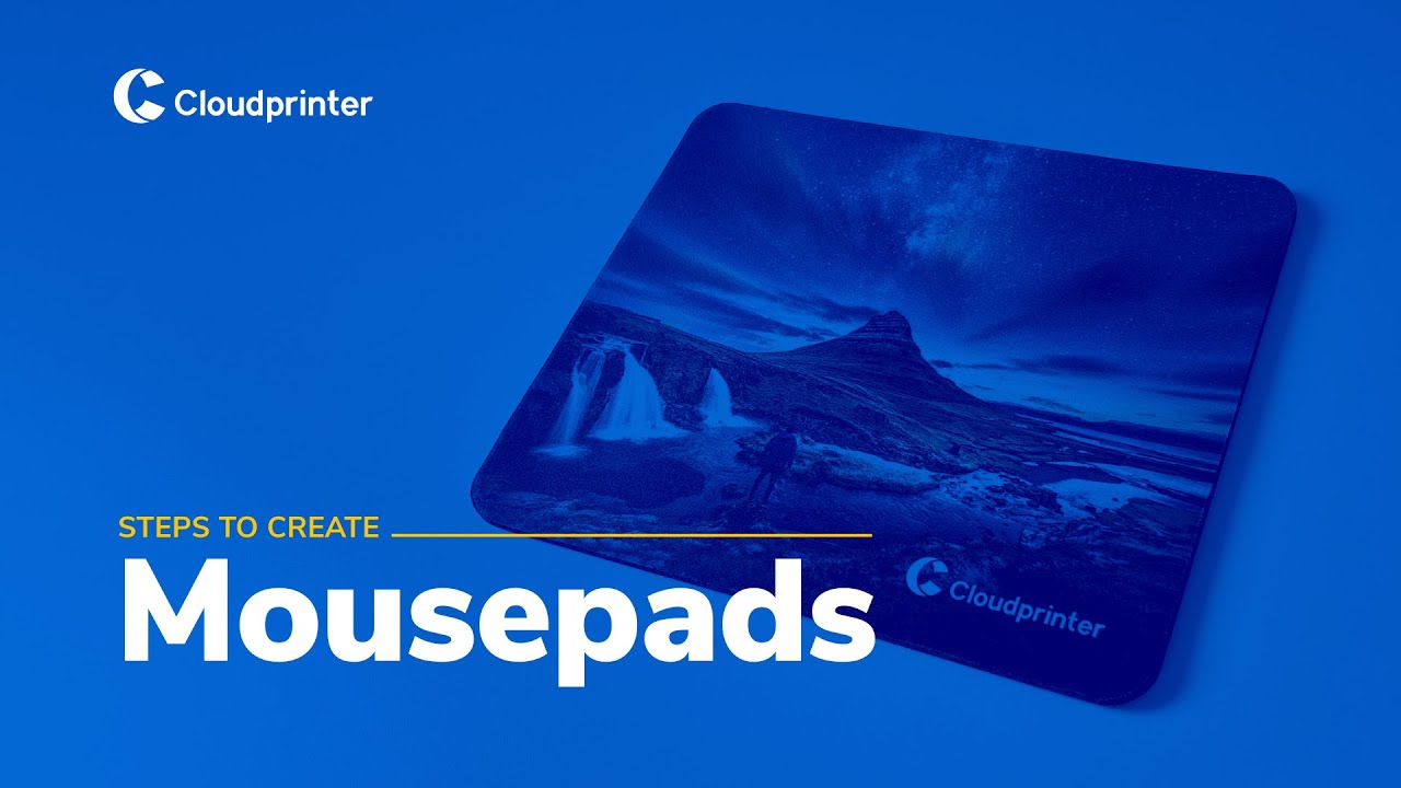 Design Mousepads for printing - YouTube