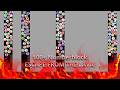 ESCAPE FROM LAVA | 100+ Numberblocks Marble Race | Kitsune Marble