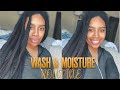 Loc Wash and Moisture Routine