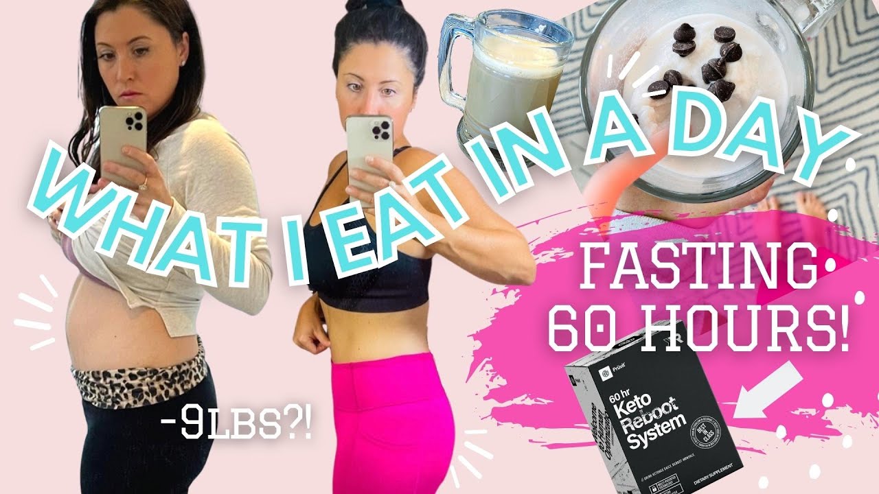 WHAT I EAT IN A DAY KETO! Fasting 60 hours after vacation | VLOG