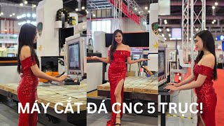 Máy cắt đá cnc 5 trục option trục router IronTek IR-3220-S5R!