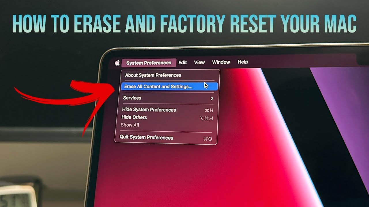 How to Erase and Factory Reset your M1/M2 Silicon Mac! - YouTube