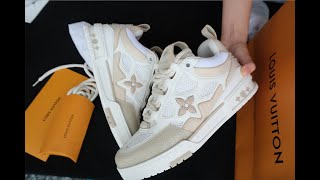 Louis Vuitton LV Skate Sneaker Beige White Unboxing