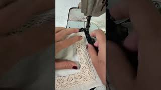Super Neat Double Lace Sewing Finish #easysewing #sewing #diyfashion #shorts