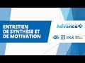 Concours advance  entretien de synthse et de motivation