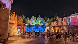 Walt Disney World's Hollywood Studios, Galaxy’s Edge Walking Tour at night 4K HDR by Wonderland Way 47 views 3 months ago 13 minutes, 33 seconds