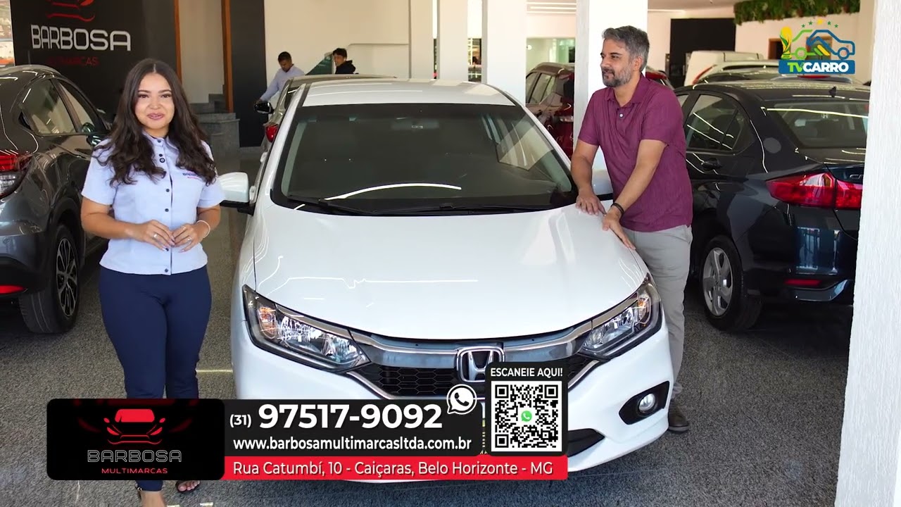 ⁣🔥 HONDA CITY EX 2019 NA BARBOSA MULTIMARCAS! 🚗✨