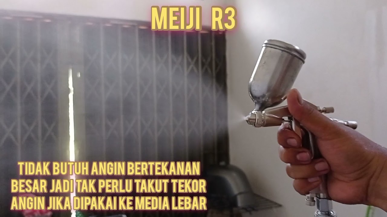 Spraygun Modif Auarita F3 dan Meiji R3