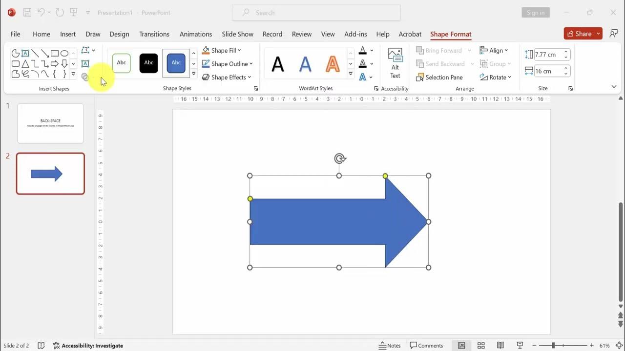 how-to-change-cm-to-inches-in-powerpoint-365-youtube