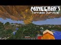 POTATO TORNADO - Minecraft Tornado Survival S5E15 - (Localized Weather Mod)