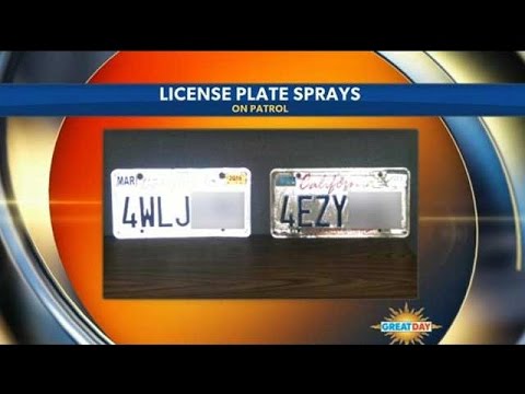 On Patrol, 7/30 - License Plate Sprays & Covers 