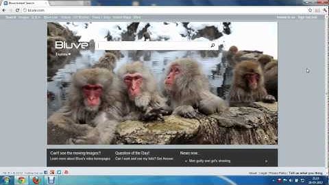 awesome animated bluve image HTML5