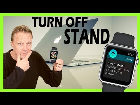 How to turn off the Stand Reminder on Apple Watch
