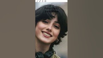 Nose part 1 basic shape if you want more video like this please drop ❤️ on comment box #draw