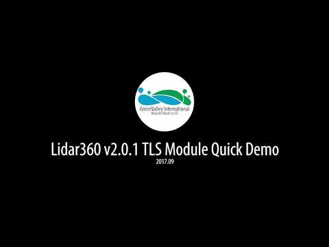 LiDAR360 v2.0.1 | Processing TLS Forestry Point Cloud Data Tutorial