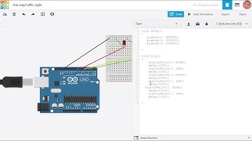 ONE WAY TRAFFIC LIGHT SYSTEM