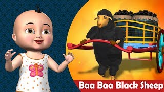 Baa Baa Black Sheep Nursery Rhyme  -  3D Animation Rhymes &amp; Songs for Children