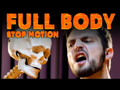 Life Size Stop Motion with a Skeleton
