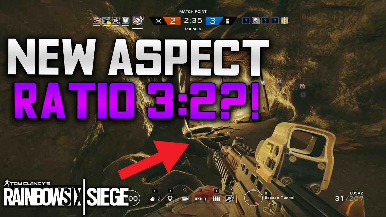 What Is The Best Aspect Ratio For Rainbow Six Siege Is 3:2 the new Aspect Ratio? - Rainbow Six Siege: Velvet Shell - YouTube